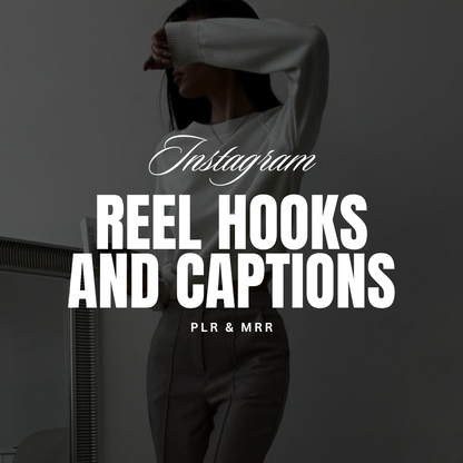 Reel Hooks & Captions Ebook With MRR