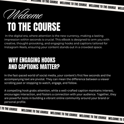 Reel Hooks & Captions Ebook With MRR