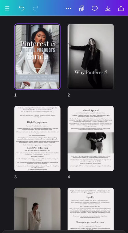 Pinterest & Digital Products Guide