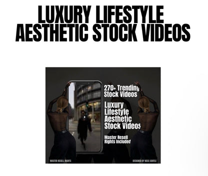 LUXURY LIFESTYLE
AESTHETIC STOCK VIDEOS